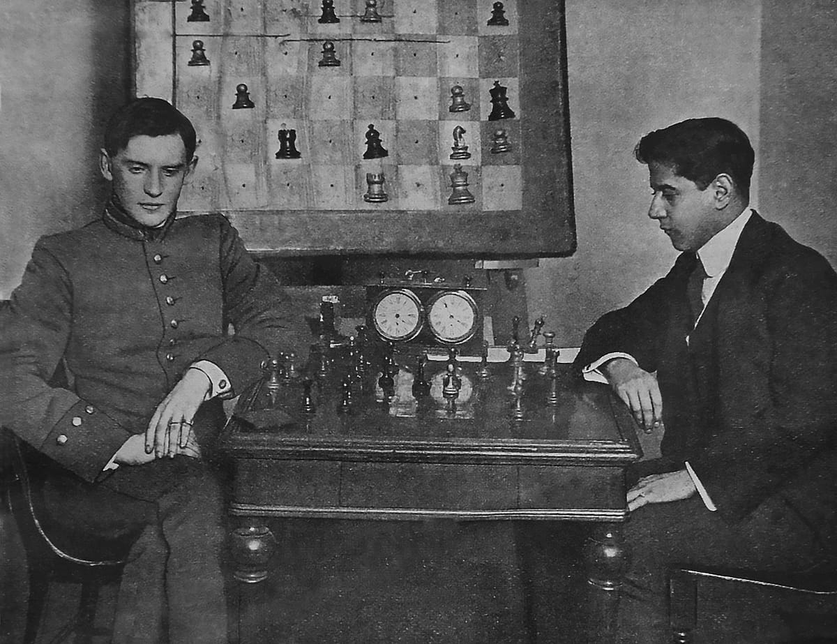  José Raúl Capablanca, Alexander Alekhine, 1914.